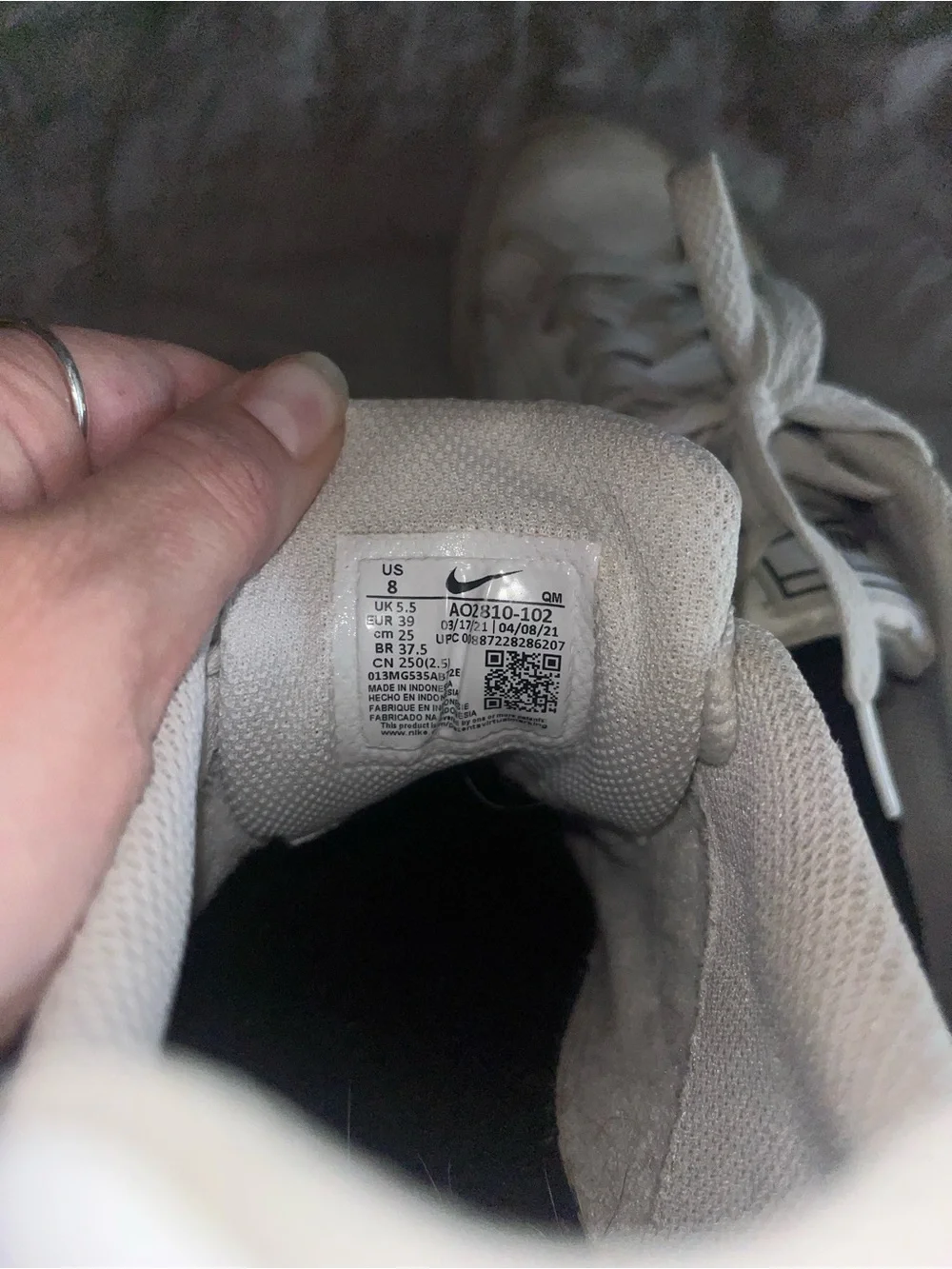 Nike Women’s White Low-Top Sneakers